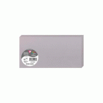 PAQUET DE 25 CARTES PLIÉES POLLEN 106X213MM 210G/M² - GRIS KOALA