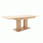 TABLE A MANGER EXTENSIBLE - DÉCOR CHENE ARTISAN - L140/220 X P 90 X H 80 CM