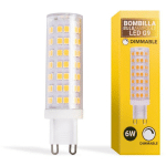 BARCELONA LED - AMPOULE LED G9 6W - DIMMABLE - 220-240V AC - BLANC CHAUD - BLANC CHAUD