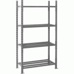 COMBI-PLUS - KIT DÉPART 4 NIVEAUX - GRILLAGÉ - 2000X1260X600MM - MANORGA