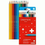 LOT DE 2 - CRAYONS DE COULEUR SWISSCOLOR AQUARELLE