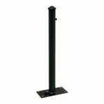 POTELET RABATTABLE SOLIBLOC Ø 76 MM AGORA - NOIR 9005 - PROCITY