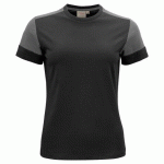 PRINTER PRIME PRIME T-SHIRT FEMMES NOIR/GRIS ACIER - TAILLE XL