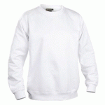 SWEAT COL ROND BLANC TAILLE XXL - BLAKLADER