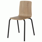 CHAISE MALIBU 4P T6 COQUE CHÊNE BARD 1146 / ALU NOIR 9005 - MANUTAN EXPERT