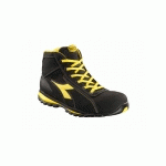 CHAUSSURES DE SÉCURITÉ HAUTES GLOVE II HIGH S3 SRA HRO NOIR/JAUNE P46 - DIADORA SPA - 701.170234