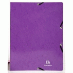 CLASSEUR À ANNEAUX IDERAMA, 2 ANNEAUX, A4, VIOLET - LOT DE 7