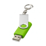 CLÉ USB ROTATIVE AVEC PORTE-CLÉS 4 GB
