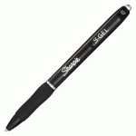 LOT DE 2 - STYLO ROLLER SHARPIE S-GEL RÉTRACTABLE POINTE 0,7 MM NOIR - ÉCRITURE MOYENNE