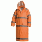 MANTEAU DE PLUIE HAUTE VISIBILITÉ NIVEAU 1 TAILLE XXL - BLAKLADER