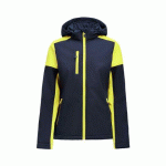 PRINTER PRIME PRIME VESTE SOFTSHELL FEMMES MARINE/JAUNE FLUO - TAILLE XS