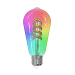 LUUMR SMART LED, E27, ST64, 4W, RVB, TUYA, WLAN, CLAIRE, CCT