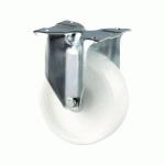 ROULETTE FIXE MONTURE PLATINE FORCE : 150 DIAMÈTRE 125 MM - TENTE