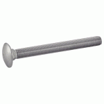 VIS À MÉTAUX TÊTE RONDE COLLET CARRÉ INOX A2 DIN 603 6X30 BOÎTE DE 200 - ACTON - 622136X30