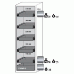 ARMOIRE S-PHOENIX TOUCHLESS-90 S90.196.060.FDAO GRIS - ASECOS