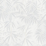 PAPIER PEINT FLEURI BLANC ET GRIS TAPISSERIE FEUILLAGE GRIS POUR SALON, CUISINE & PLUS PAPIER PEINT INTISSÉ MOTIF FLORAL - BRICOFLOR