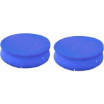 COUVERTURES DE PISCINES RONDES HORS SOL DE 360-367 CM 2 PCS