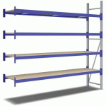 KIT RAYONNAGE SUIVANT 2500X2700X600 MM 4 NIVEAUX 2000 KG - BITO