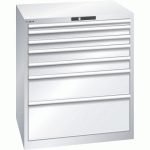 LISTA - ARMOIRE À TIROIRS (HXLXP) 100 X 87 X 72,5 CM KEY LOCK R7035