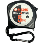 MEDID - MESURE À RUBAN BLANC BLACK & WHITE 5M 22MM 6522