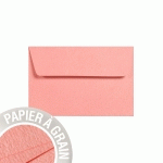 PAQUET DE 20 ENVELOPPES GRAIN DE POLLEN 90X140MM 120G/M² - POUDRE DE CORAIL - LOT DE 5
