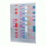 PLANNING À FICHES T MULTI-USAGES 10 COLONNES NOBO