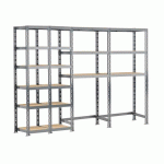RAYONNAGE MODULO - MODULE 4 ÉTAGÈRES - 18 PLATEAUX