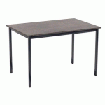 TABLE DE RESTAURANT COLLECTIF 120X80 ANT/GRIS - PERFECTA