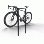 ARCEAU APPUI VÉLOS SANS TRANSVERSALE ET REVÊTEMENT-450MM - SCHAKE