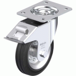 BLICKLE - ROULETTE PIVOTANTE À FREIN Ø 150MM BANDAGE CAOUTCHOUC SBR 135KG - LE-VE 150R-FI