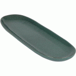 LOT DE 6 - KOLOREO ASSIETTE TAPAS 33 X10,5 CM VERTE