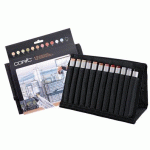 MARQUEUR CLASSIC, KIT DE 24 AVEC 12 COULEURS