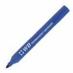 MARQUEUR PERMANENT POINTE CONIQUE BLEU - LOT DE 10