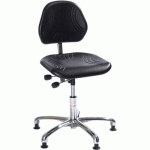 SIÈGE D'ATELIER COMFORT - BAS - PATIN - NOIR - GLOBAL PROFESSIONAL SEATING