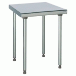 TABLE INOX CENTRALE LONGUEUR 600 MM