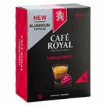 CAPSULES DE CAFÉ CAFÉ ROYAL LUNGO FORTE - BOÎTE DE 36