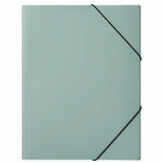 LOT DE 6 - CHEMISE À ÉLASTIQUES 'PASTELL ECO', A4, PP, VERT