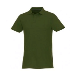 POLO MANCHES COURTES HOMME HELIOS VERT MILITAIRE