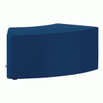 POUF SHIFT+ LANDSCAPE INCURVÉ 60° - 109,9 X 52,8 X 46 CM - MOVER BLEU - MANUTAN COLLECTIVITÉS
