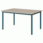 TABLE MALIBU 120X80 T4 4P STRA ABS ACACIA/BLEU 5025