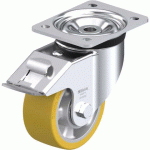 BLICKLE - ROULETTE PIVOTANTE À FREIN Ø 125MM BANDAGE POLYURÉTHANE PU 600KG - LK-ALTH 127K-FI
