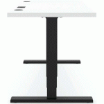 BUREAU ELEMENTS SOLID 1600 AVEC CHARGEUR QI - BLANC - ACTIFORCE