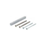 KIT FIXATION PORTE GG-WC 60-65MM M5X75+4.0X70 CARRÉ.O.+8X100MM HOPPE