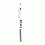 LOT DE 500 - STYLO BILLE BIC M10® CLIC PUBLICITAIRE RÉTRACTABLE POINTE 0,4 MM - ÉCRITURE EXTRA-FINE - MARQUAGE 1 COULEUR