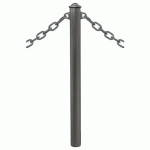 POTELET PROVINCE Ø76 MM CHAINES 2 ANNEAUX AGORA GRIS PROCITY - PROCITY