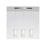 SUSPENSION MODERNE BLEND CHROME 3 AMPOULES - CHROME