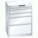 ARMOIRE BLANC PUR 717X725X850 AVEC 5 TIR. 75KG _ 14.411.110 - LISTA