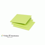 LOT DE 2 - PAQUET DE 25 CARTES PLIÉES POLLEN 116X116MM 210G/M² - VERT BOURGEON