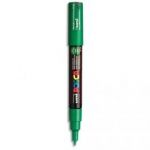 UNIBALL MARQUEUR PEINTURE À EAU, ENCRE À PIGMENTATION VERT FONCÉ, POINTE EXTRA FINE UNI POSCA PC1MC/VF