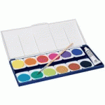 BOÎTE DE PEINTURE NORIS, 12 COULEURS - LOT DE 3